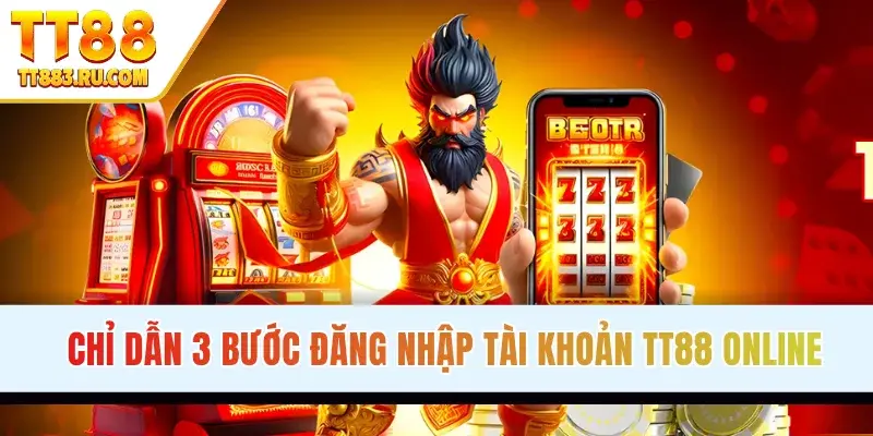 Chỉ dẫn 3 bước đăng nhập tài khoản TT88 online